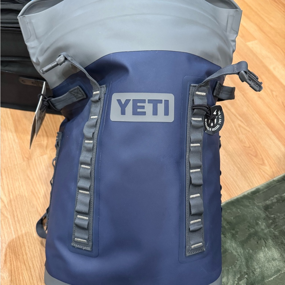Yeti Hopper M20 - Blue and Gray Backpack Water-Resistant Material